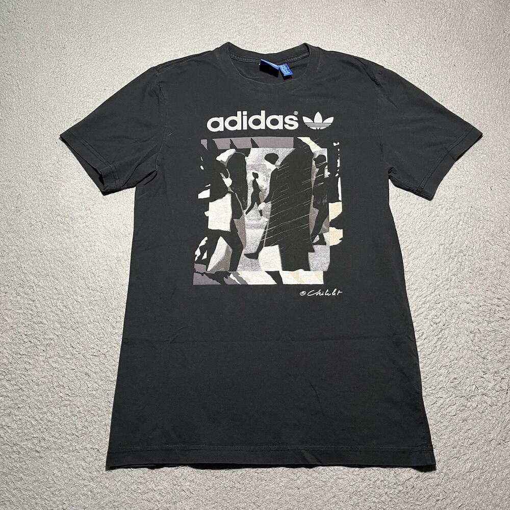 Adidas T Shirt Mens Small Jean Philippe Legouarde Paris Abstract Artist Crew